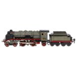 Märklin 2-B-1 Dampflok CER 65/13020, mit 4A-Tender, Spur 0, elektr., grau HL, 2 el. bel.