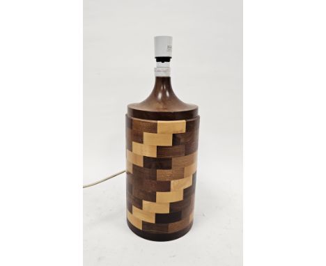 Retro 1960s Cambridge Ware style table lamp, 30cm high exc. fittings&nbsp;