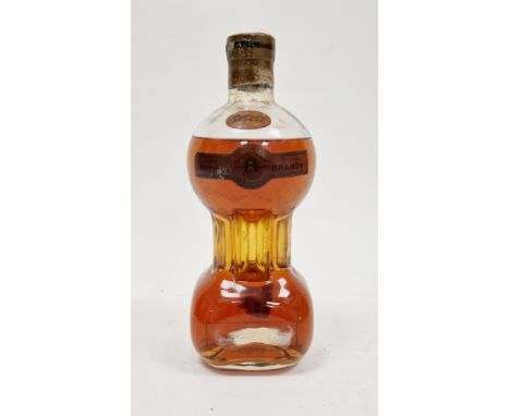 Early to mid-20th century bottle of Beehive Brandy from Adetseward, Bordeaux, Union is Strength, 70 proof, produce of France&