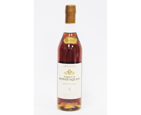 Marquis de Montesquiou Hors d'Age 21yo armagnac, produce of France, 70cl, 40% vol&nbsp;