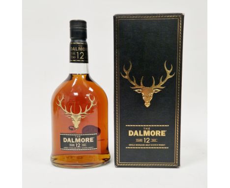 The Dalmore 12yo single highland malt scotch whisky, distilled in Scotland, 700ml, 40% vol, in original box&nbsp;
