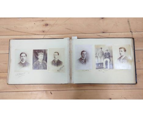 Photographs. Howard Family. Guests &amp; Distinguished Persons.&nbsp;Well worn oblong folio album cont. 200 plus photographs,