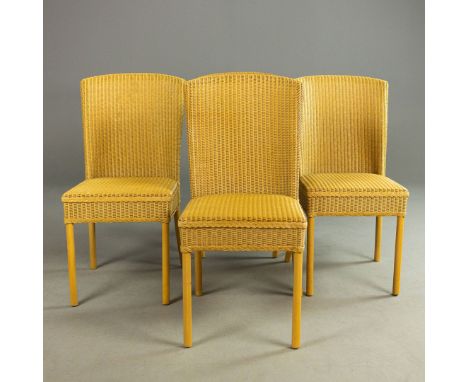 LLOYD LOOM CHAIRS, A SET OF 4. 94cm H approx. (4).