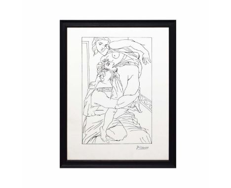 PABLO PICASSO. LYSISTRATA. (d) Lithographic Serigraph, 57cms x 44cms, Published Mourlot Freres, Framed. (Subject to ARR - see