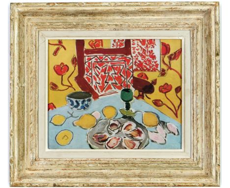 HENRI MATISSE. OYSTERS & LEMONS. Off set lithograph26 x 21 cmFrench vintage frame.