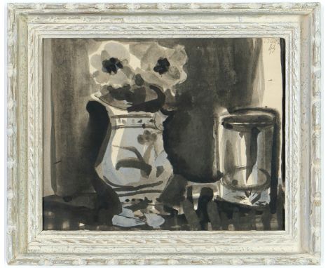 PABLO PICASSO. ANEMONES. (d) Off set lithographEdition of 275Suite Dans I’Atelier de Picasso31 x 25 cmFrench vintage frame(Su