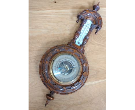 A Victorian Aneroid Barometer. Circa 1880 