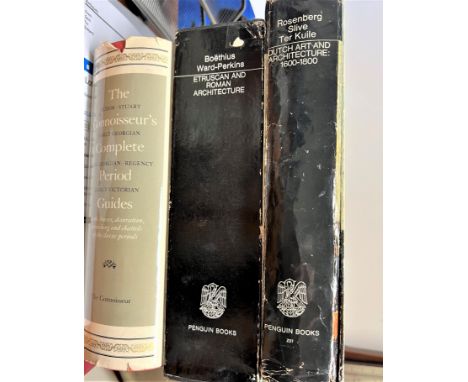Three books. The connoisseurs complete period guide. Boethius Ward- Perkins, Etruscan and roman architecture. Rosenbergg Sliv