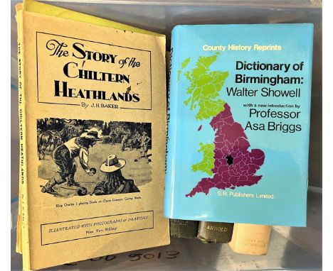 The Story of the Chiltern Heathlands, Dictionary of Birmingham and other books. (A lot) 