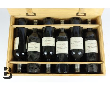 Crate of 12 bottles of wine, including: 1x Penfolds Australian Bin 389 Cabernet Sauvignon 1998, 1x Penfolds Australian Rawson