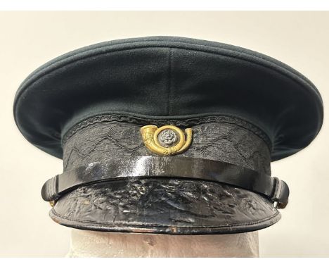 British Kings Own Yorkshire Light Infantry Officers Full Dress Cap. Pre war made. Maker marked for "FW Flight, Winchester". N
