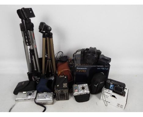 Photography - A collection of cameras and accessories to include Panasonic Lumix, Kodak, Fujifilm and similar.
