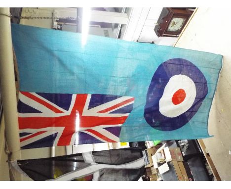 Royal Air Force - an original vintage RAF flag, size approx 87 cm x 170 cm