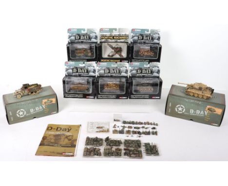 Two Boxed Corgi D-Day 50th Anniversary Models, US60501 Tiger 1 Tank, US60401 M3 Half Track, plus 5 x Corgi 60th Anniversary D