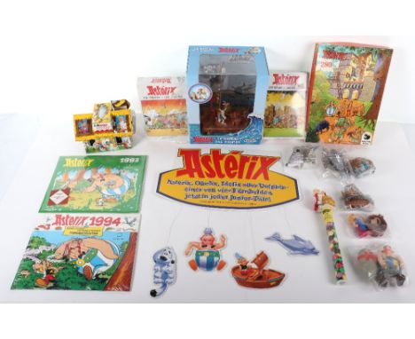 quantity of Asterix memorabilia, including a 2004 sealed boxed plastoy set, six 1994 McDonalds child’s prize, Asterix sets 4 
