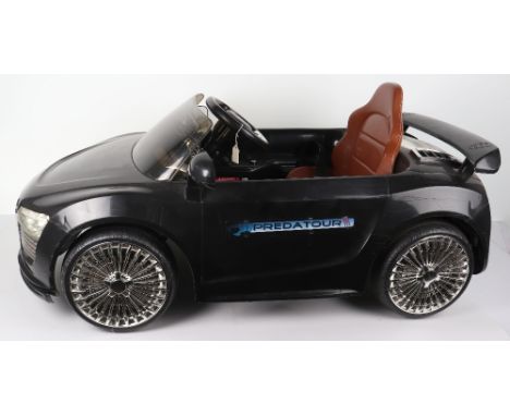 Predatour Audi Style 12v kids Ride on Electric Car, un-tested, approx. length 45 inchs 114cm, in fair condition, includes bat