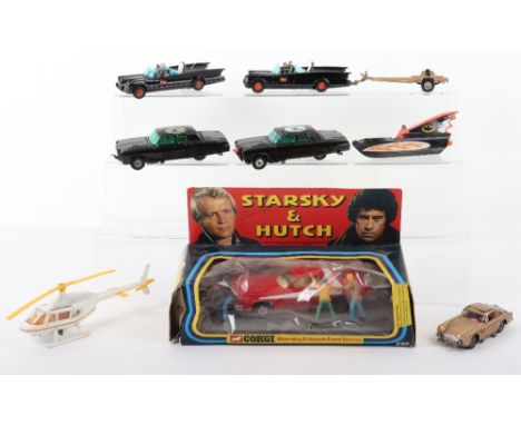 Quantity of Corgi Tv/Film Related Models, Boxed 292 Starsky &amp; Hutch Ford Torino, in near mint condition, with figures, or