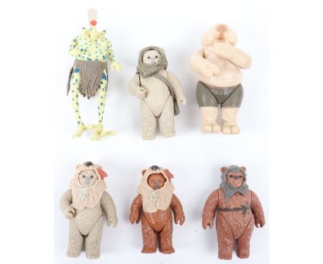 vintage Star Wars power of the force last 17 figures, including romba, poploo, romba different hood, warak, droopy mccool and