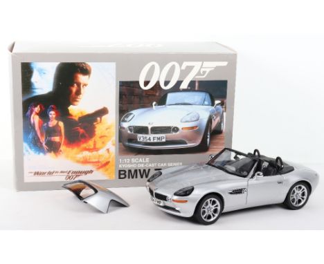 Kyosho 1:12 scale James bond die-cast boxed BMW Z8, comes with collector case, car is in near mint condition,working features