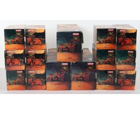 Fifteen Boxed Matchbox Models Of Yesteryear Fire Engine Series,YFE08 1926 Leyland Cub FK-7 Fire Engine, YSFE04-M 1927 Ahren F