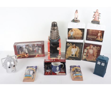 Quantity of modern pop culture memorabilia , including two Diamond select buffy the vampire slayer willow busts, sculpted by 