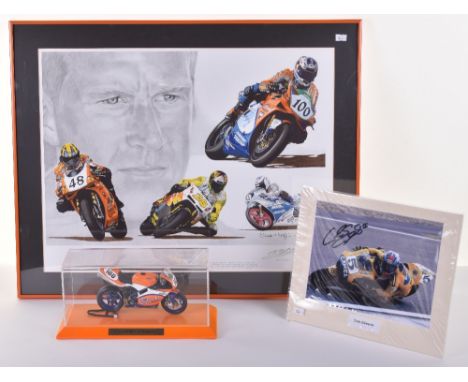 Minichamps Neil Hodgson Ducatti 996 Superbike 2000 and Carl Fogarty Ducatti 996 Superbike, Neil Hodgson 1/12th scale model, o