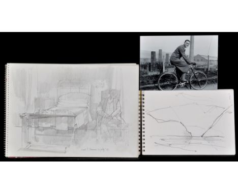 Leonard Charles Evetts - drawings from a convalescence in Freeman Hospital, Newcastle and drawings from a holiday in Norway, 