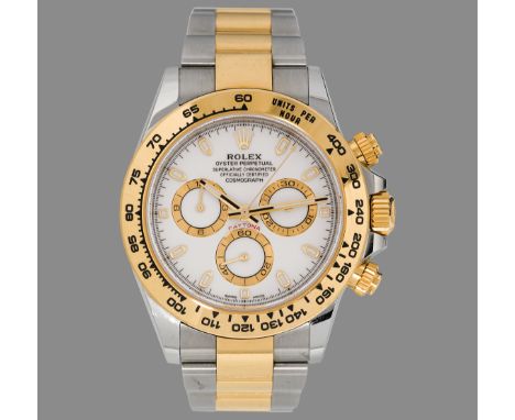 RolexHerren-Armbanduhr "Daytona" CosmographEdelstahl, Gold; Referenznr. "116503", "Oyster Perpetual, Superlative Chronometer 