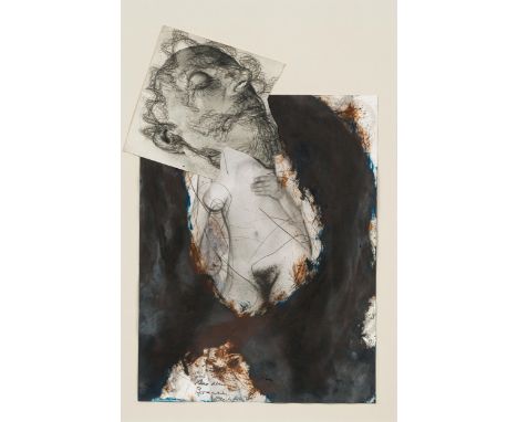 Arnulf Rainer und Dieter RothSchlaf aus dem Braunen1978Mischtechnik auf Fotografie, Collage; gerahmt72 x 48 cm (Blattmaß)Mono