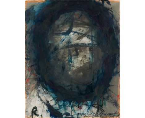 Arnulf RainerVan Gogh signalisiert mir, dass er nicht mehr übermalt werden willEnde 1970er-JahreFotografie, übermalt; gerahmt