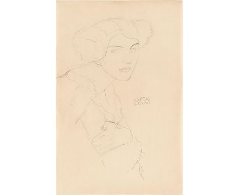 Gustav KlimtDamenbildnisum 1916Bleistift auf Papier; gerahmt56,5 x 36,8 cmSigniert rechts mittig: Gustav / Klimtösterreichisc