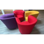Set of Armchairs x4