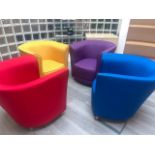 Set of Armchairs x4