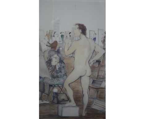 Sue Macartney Snape (British b. 1957), The Art Class, limited edition print, 348/750, signed, numbered and titled in pencil. 