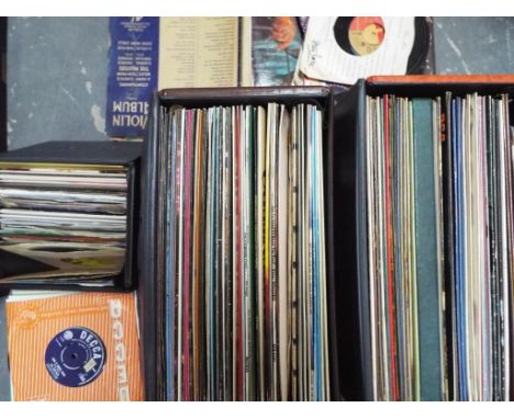 A good lot to include approximately 80 x 33.3 rpm vinyl LP records to include Michael Jackson, Cliff Richard, Elvis Presley, 