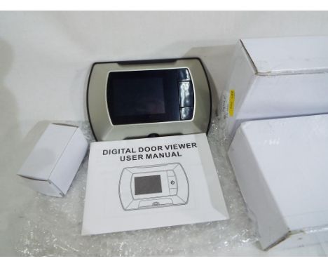 Unused retail stock - two digital door viewers with user manual, accessories, boxed (2)