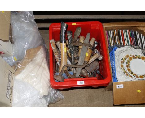 A box of hand tools
