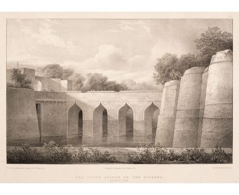 Abbott (George). Views of the Forts of Bhurtpoore &amp; Weire, 1st edition, London: Engelmann, Graf, Coindet &amp; Co. for J.