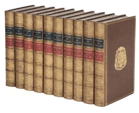 Gardiner (Samuel R.) History of England, from the Accession of James I to the outbreak of the Civil War 1603-1642, 10 volumes