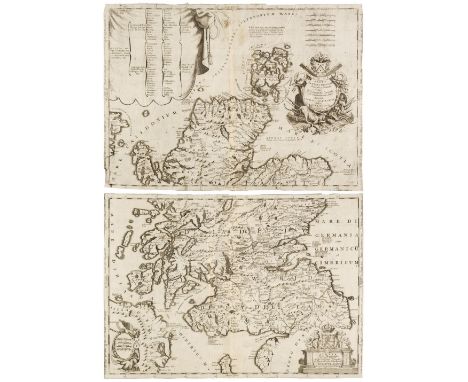 Scotland. Coronelli (Vincenzo Maria), Scotia Parte Settentrionale..., &amp; Scotia Parte Meridionale..., Venice, circa 1700, 