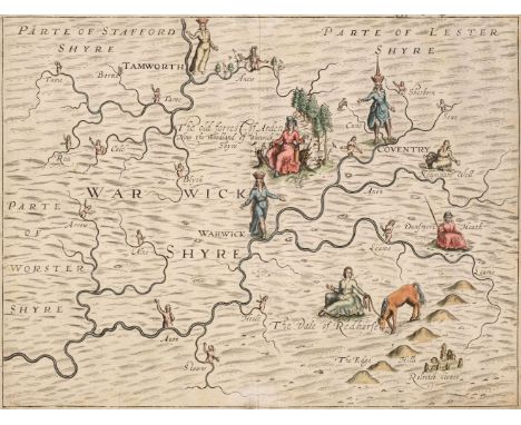 British Isles. A large collection of approximately 350 county and regional maps, 17th - 19th century, engraved maps of Britis