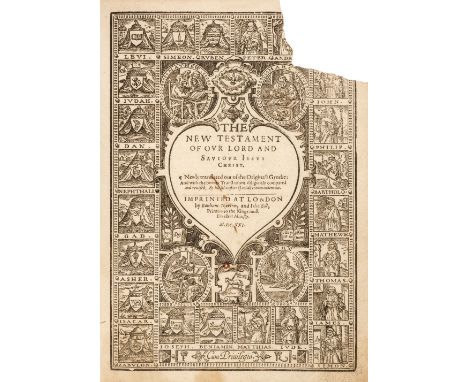 Bible [English]. The Holy Bible, containing the Old Testament, and the New: newly translated out of the originall tongues...,