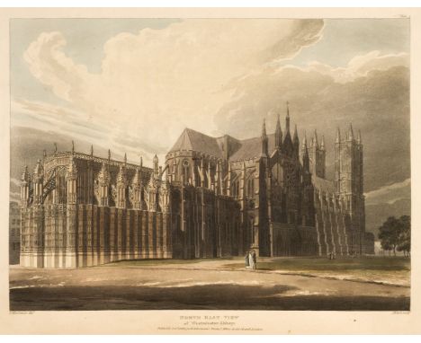 Ackermann (Rudolph). The History of the Abbey Church of St Peter's Westminster, Its Antiquities and Monuments, 2 volumes, 1st