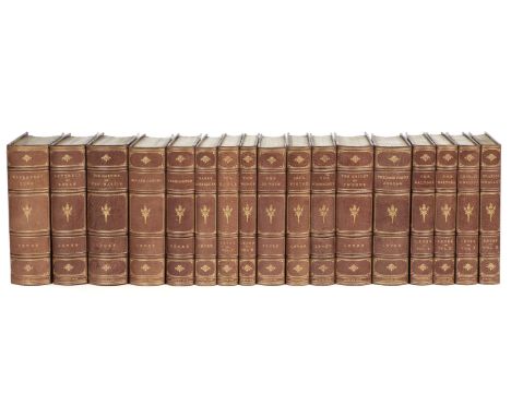Lever (Charles). Novels, Chapman &amp; Hall &amp; William Curry, 17 volumes, 1st editions, mid 19th-century, illustrations by