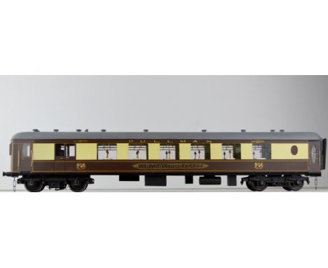 BONDS LATE TWO RAIL FINE SCALE ELECTRIC BRIGHTON BELLE FIVE CAR PULLMAN SET, MOTOR CAR NO. 93, 3RD CLASS TRAILING DUMMY CAR N