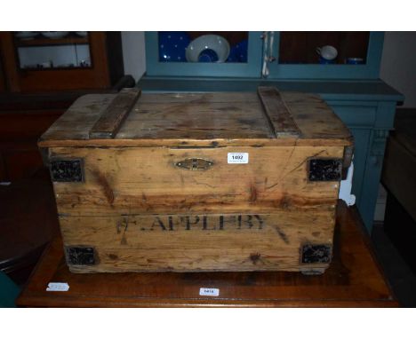 A vintage child's croquet set in wooden case.