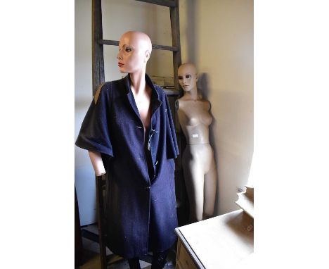 Two vintage mannequins, height of larger 180cm (2).