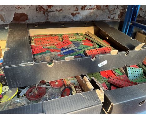 3 boxes of vintage Meccano 