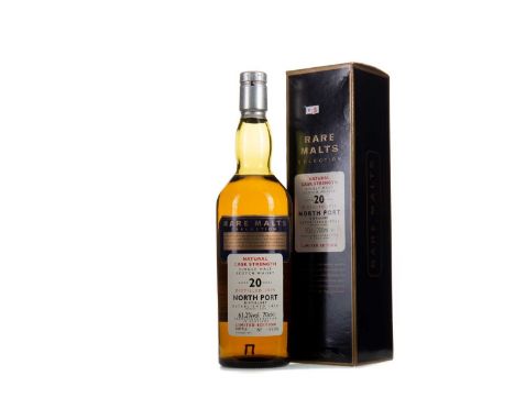NORTH PORT 1979 20 YEAR OLD RARE MALTSSingle malt.Distilled: 1979Bottled Number: 698Condition report: Fill level in high neck