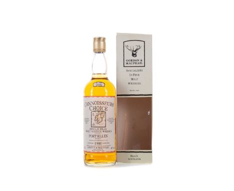 PORT ELLEN 1980 GORDON & MACPHAIL CONNOISSEURS CHOICESingle malt.Distilled: 1980Bottled: 199640% ABV / 70clCondition report: 